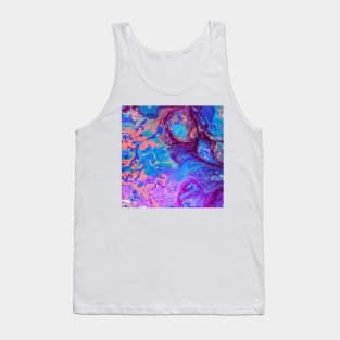 Grunge pink and blue Inkscape Tank Top